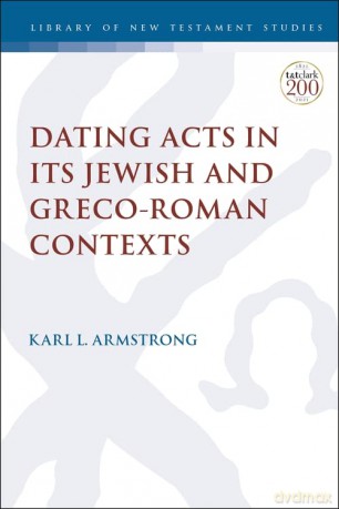 Dating Acts in its Jewish and Greco-Roman Contexts - Robert Springborg [KSIĄŻKA]