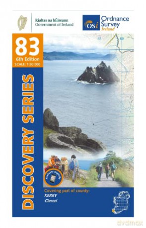 Discovery Series 83 - County Kerry - Ordnance Survey Ireland [KSIĄŻKA]