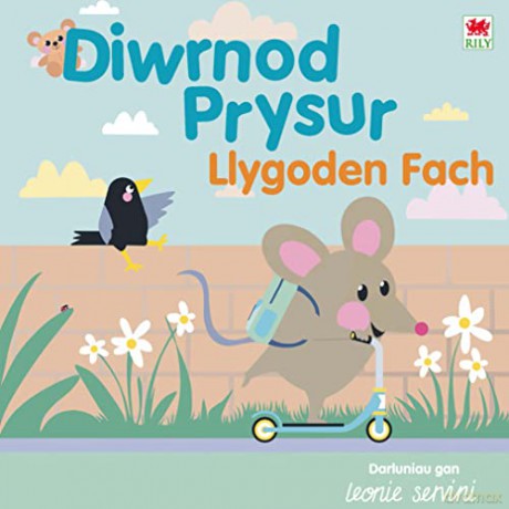 Diwrnod Prysur Llygoden Fach | Llyfr bwrdd | Geiriau cyntaf | Chwilio am tedi ar bob tudalen | Ar gyfer plant bach | Learn first words in Welsh | Welsh | Cymraeg - Rily [KSIĄŻKA]