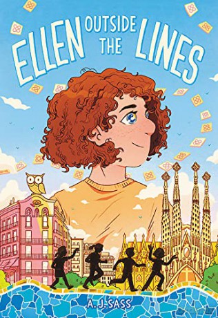 Ellen Outside the Lines - A. J. Sass [KSIĄŻKA]