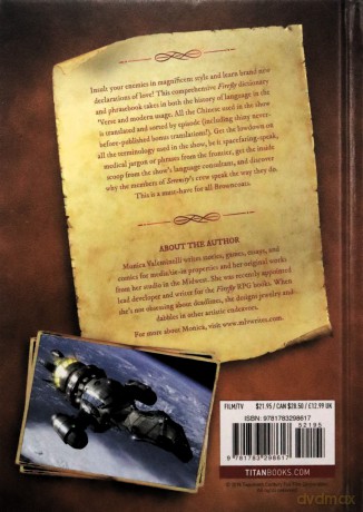 Firefly: The Gorramn Shiniest Dictionary and Phrasebook in the 'Verse - Monica Valentinelli [KSIĄŻKA]