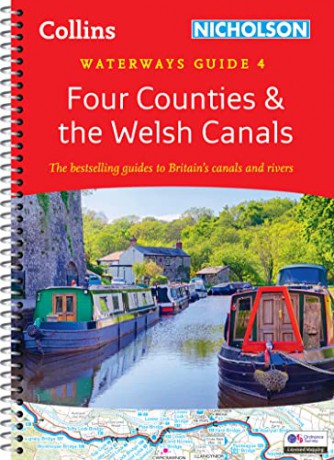 Four Counties and the Welsh Canals: For everyone with an interest in Britain's canals and rivers - Nicholson Waterways Guides [KSIĄŻKA]