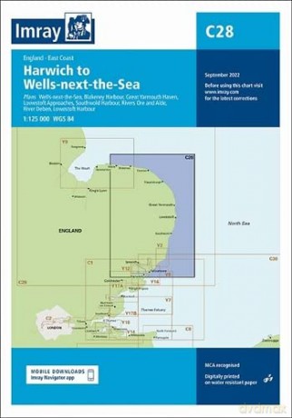 Imray Chart C28: Harwich to Wells-next-the-sea - Imray [KSIĄŻKA]