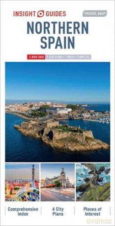Insight Guides Travel Map Northern Spain - Insight Guides [KSIĄŻKA]