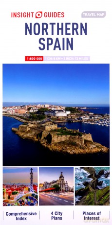 Insight Guides Travel Map Northern Spain - Insight Guides [KSIĄŻKA]