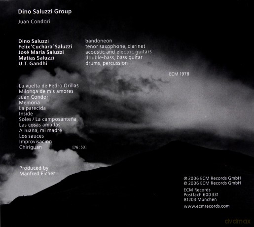 Dino Saluzzi: Juan Condori [CD]