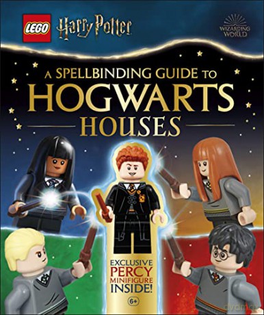 LEGO Harry Potter A Spellbinding Guide to Hogwarts Houses: With Exclusive Percy Weasley Minifigure - Julia March [KSIĄŻKA]