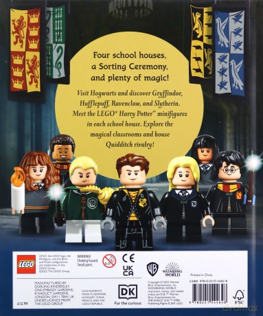 LEGO Harry Potter A Spellbinding Guide to Hogwarts Houses: With Exclusive Percy Weasley Minifigure - Julia March [KSIĄŻKA]
