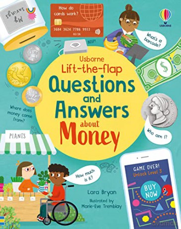 Lift-the-flap Questions and Answers about Money - Lara Bryan [KSIĄŻKA]