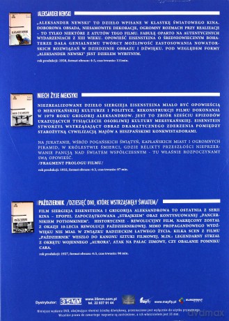 Siergiej Eisenstein Kolekcja: Aleksander Newski, Niech żyje Meksyk, Październik [3DVD]