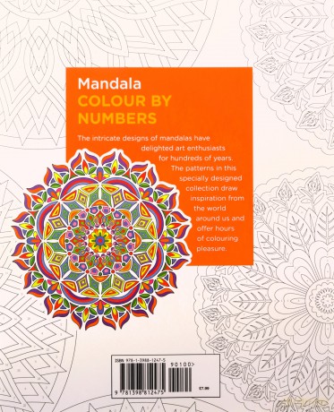 Mandala Colour by Numbers - David Woodroffe [KSIĄŻKA]