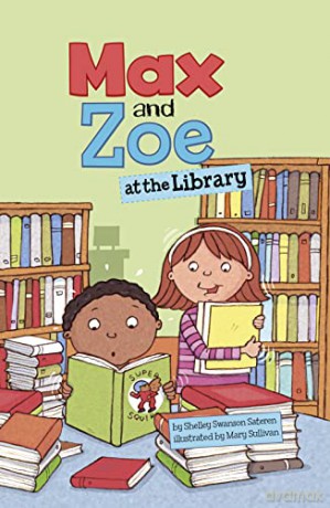 Max and Zoe at the Library - Shelley Swanson Sateren [KSIĄŻKA]