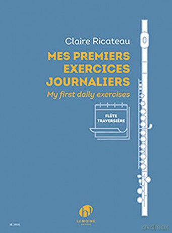 Mes premiers exercices journaliers: My first daily exercises - Claire Ricateau [KSIĄŻKA]