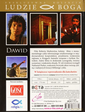 Dawid: Król Izraela (Ludzie Boga) (booklet) [DVD]