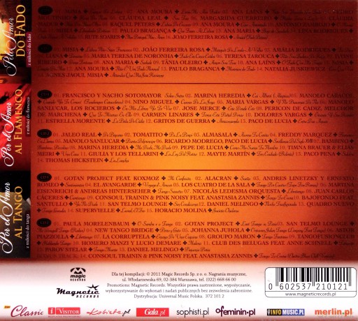 Z Miłości Do Tango, Fado, Flamenco - Box [6CD]