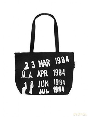 Out of Print Library Stamp Market Tote Bag, Library Stamp Market, One size