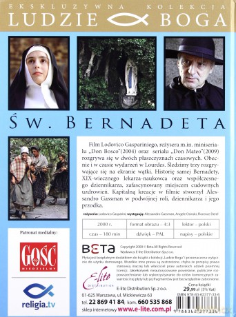 Św. Bernadeta z Lourdes (Ludzie Boga) (booklet) [DVD]