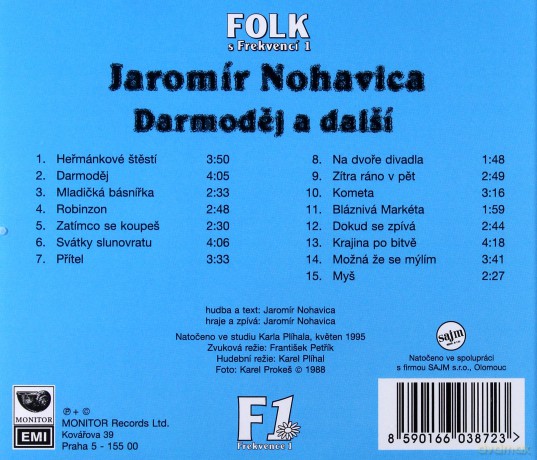 Jaromir Nohavica: Darmodej a Dalsi [CD]
