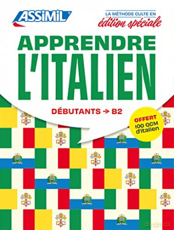 Pack Tel Apprendre L'Italien 2022 Edition speciale: Pack avec 1 téléchargement audio et 1 livret de 100 QCM niveau A2 - Federico Benedetti [KSIĄŻKA]