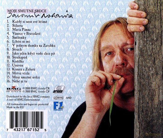 Jaromir Nohavica: Moje smutne srdce [CD]