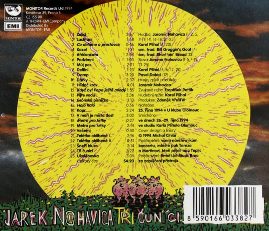 Jaromir Nohavica: Tri Cunici [CD]