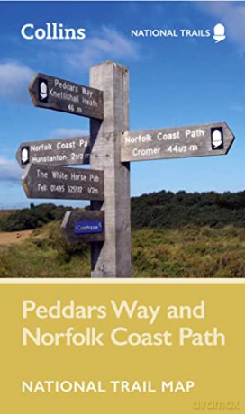 Peddars Way and Norfolk Coast Path National Trail Map - Collins Maps [KSIĄŻKA]