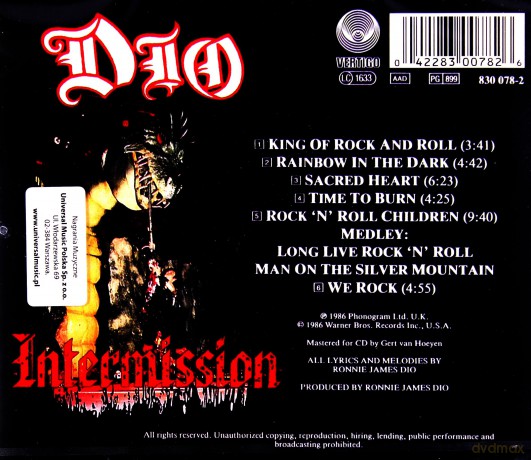 Dio: Intermission [CD]
