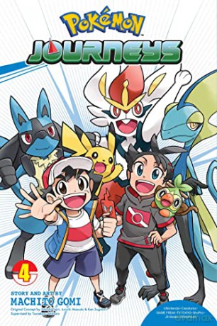 Pokémon Journeys, Vol. 4: Volume 4 - Machito Gomi [KSIĄŻKA]