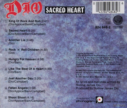 Dio: Sacred Heart [CD]