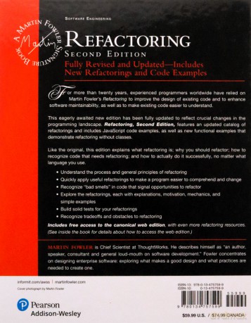 Refactoring: Improving the Design of Existing Code - Martin Fowler [KSIĄŻKA]