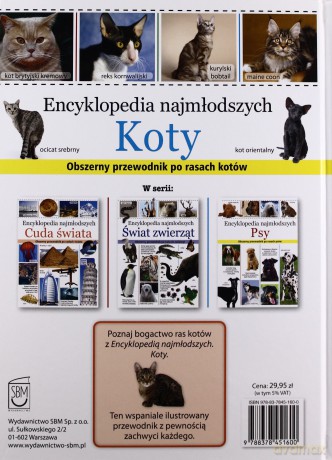 Encyklopedia najmłodszych. Koty  - North Parade Publishing [KSIĄŻKA]