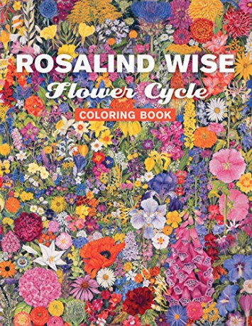 Rosalind Wise Flower Cycle Coloring Book - Rosalind Wise [KSIĄŻKA]