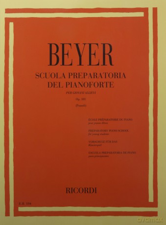 Scuola Preparatoria Del Pianoforte Op. 101 Piano [KSIĄŻKA]
