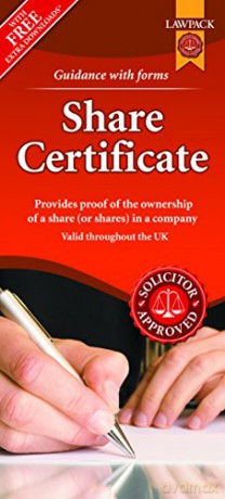 Share Certificate - H. M. Williams Chartered Certified Accountants [KSIĄŻKA]