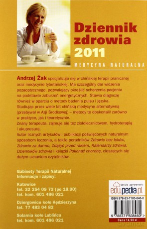 Dziennik zdrowia 2011. Medycyna naturalna. Ponad 1000 skutecznych porad  - Żak Andrzej [KSIĄŻKA]