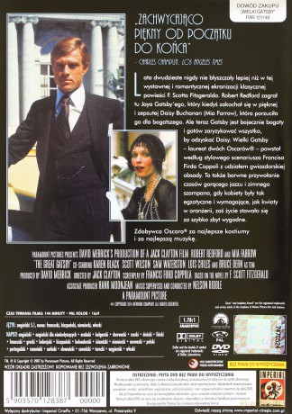 Wielki Gatsby [DVD]