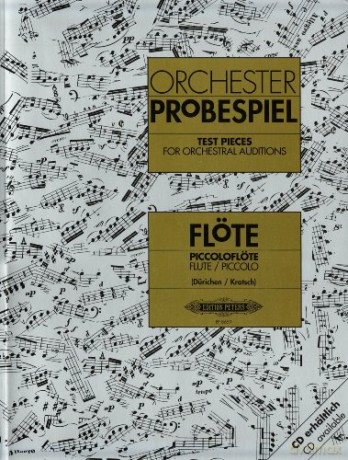 Test Pieces for Orchestral Auditions -- Flute, Piccolo: Sheet [KSIĄŻKA]