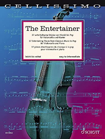 The Entertainer - 37 Entertaining Pieces from Classical Music to Pop - From the Cellisimo series - Cello and Piano - Score and Parts - ED23042 [KSIĄŻKA]
