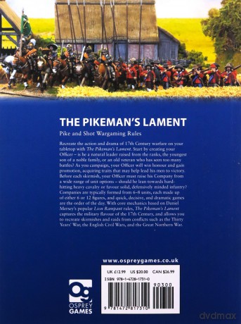 The Pikeman's Lament: Pike and Shot Wargaming Rules - Daniel Mersey [KSIĄŻKA]