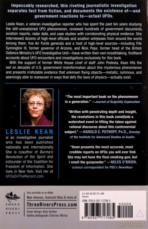 UFOs: Generals, Pilots, and Government Officials Go on the Record - Leslie Kean [KSIĄŻKA]