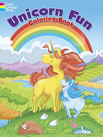 Unicorn Fun Coloring Book - John Kurtz [KSIĄŻKA]
