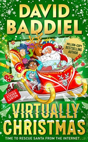 Virtually Christmas: A funny illustrated children's book from million-copy bestseller David Baddiel - fantastic festive fun for kids! - David Baddiel [KSIĄŻKA]