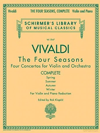 Vivaldi: Complete Violin: The Four Seasons: Schirmer Library of Classics Volume 2047 - Antonio Vivaldi [KSIĄŻKA]