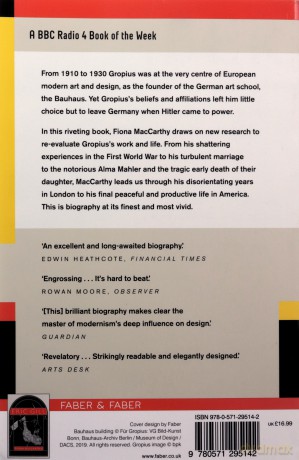 Walter Gropius: Visionary Founder of the Bauhaus - Fiona MacCarthy [KSIĄŻKA]