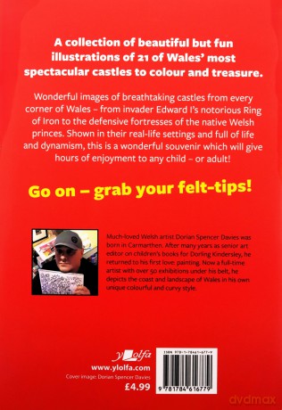 Welsh Castles Colouring Book - Dorian Spencer Davies [KSIĄŻKA]