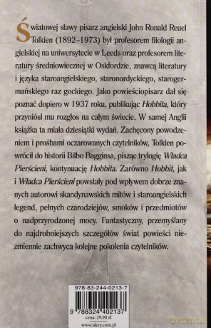 Hobbit, czyli tam i z powrotem (okładka filmowa)  - Tolkien J.R.R. [KSIĄŻKA]