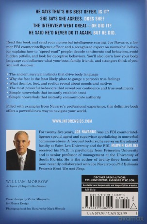 What Every BODY is Saying: An Ex-FBI Agent's Guide to Speed-Reading People - Joe Navarro [KSIĄŻKA]