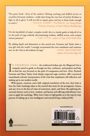 When Love Comes to Light: Bringing Wisdom from the Bhagavad Gita to Modern Life - Richard Freeman [KSIĄŻKA]