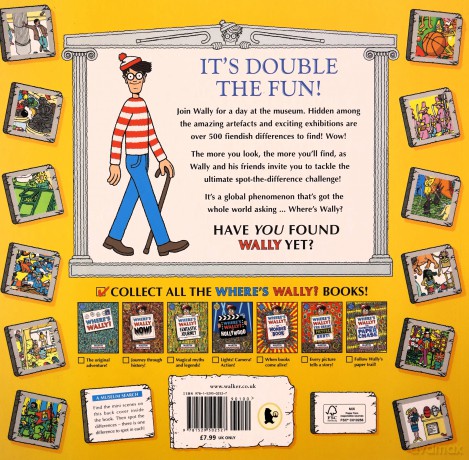 Where's Wally Double Trouble at the Museum: The Ultimate Spot-the-Difference Book!: Over 500 Differences to Spot! - Martin Handford [KSIĄŻKA]