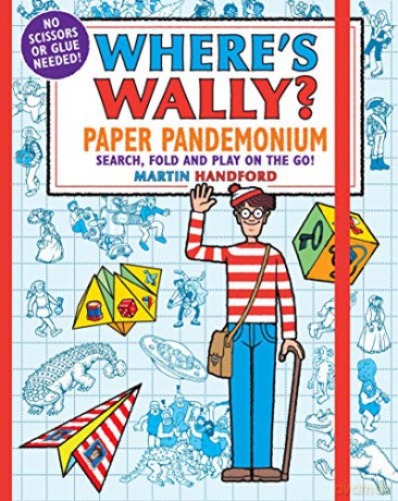 Where's Wally Paper Pandemonium: Search, fold and play on the go! - Martin Handford [KSIĄŻKA]